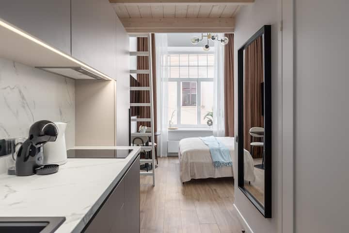Loft Studio In Riga Old Town | Smart Tv & Wi-fi - Riga