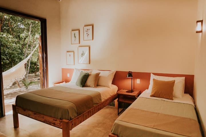 Suíte deck privativo, onde cada detalhe convida ao descanso.