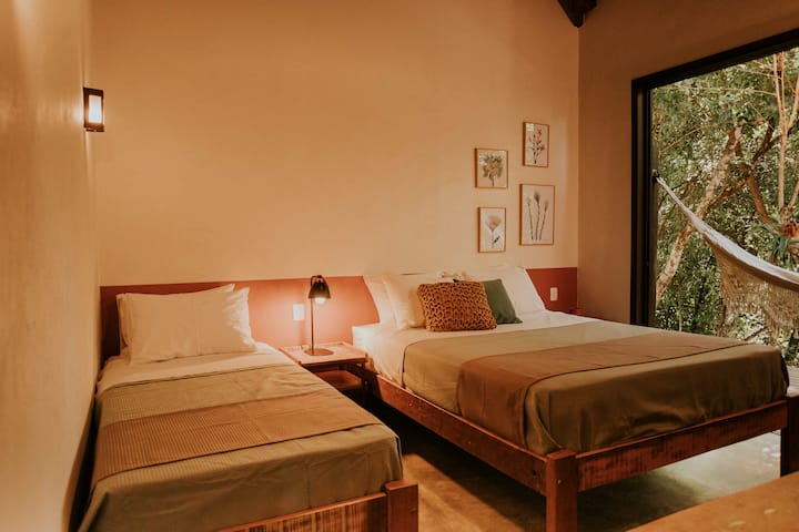 A combinação perfeita de conforto e conexão com a natureza.