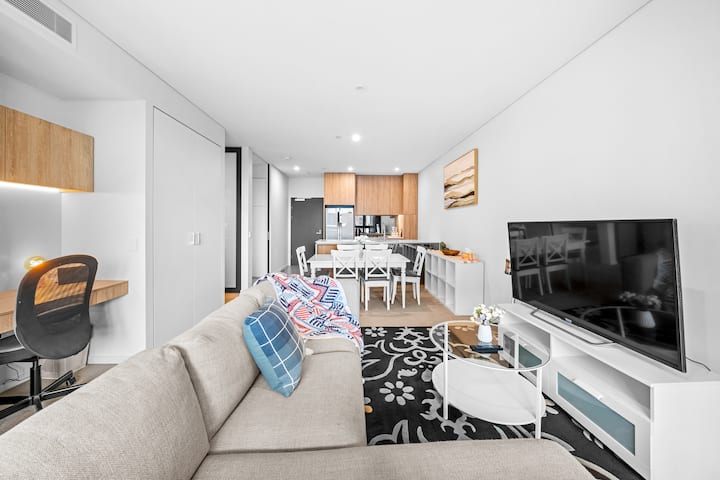 South Brisbane City Pad : 2br+free Parking + Pool - Brisbane
