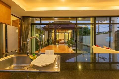 Relaxed 3BR Pool Villa Near Attractions V172