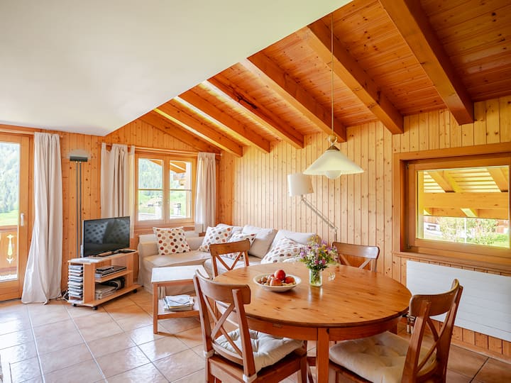 Komfortable Und Freundliche Wohnung Mit Wunderschöner Aussicht Auf Die Berge - Les Diablerets
