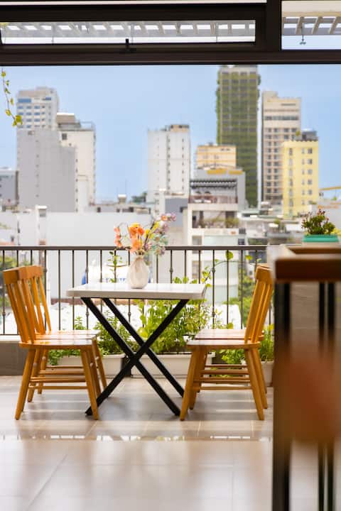 Close to MyKhe beach | Rooftop Villa + Free Pickup