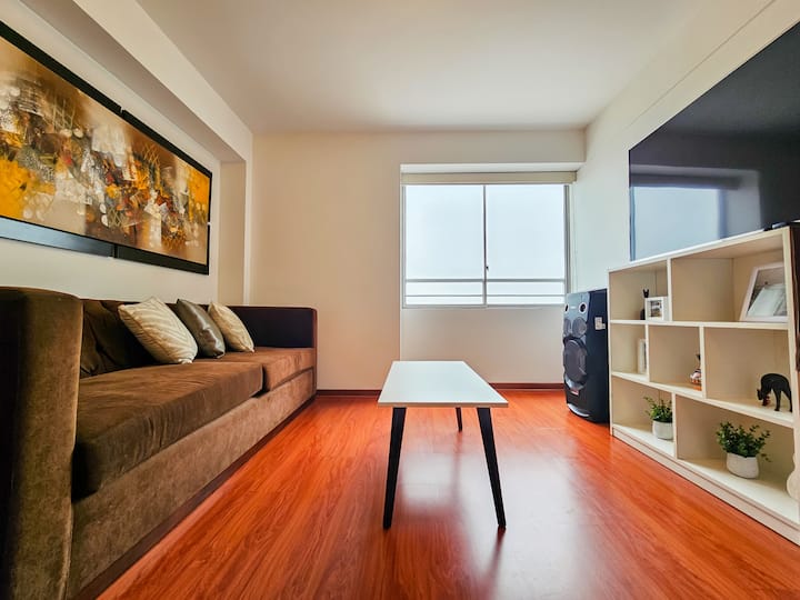 Spacious 3br In Miraflores•beautiful City View|2ba - Lima