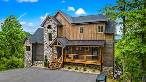Top Airbnb: Mt Le Conte View / Theater Rm / Fire pit / Games in Smoky Mountains