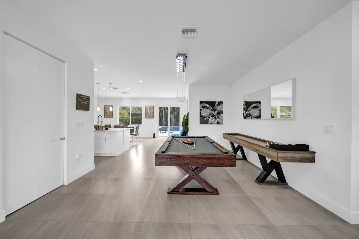 Successful Airbnb property: 15 min to World CUP | Waterfront Estate with Pool in Biscayne Gardens