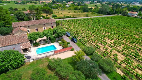 Mas cévenol near Anduze for 12 people