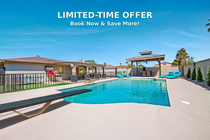 Aurora Oasis | Olimpic Pool/Diving Board /Bbq