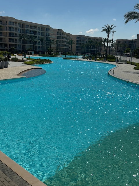 Marassi Stylish Marina Views Sandy Lagoon 2-bed.