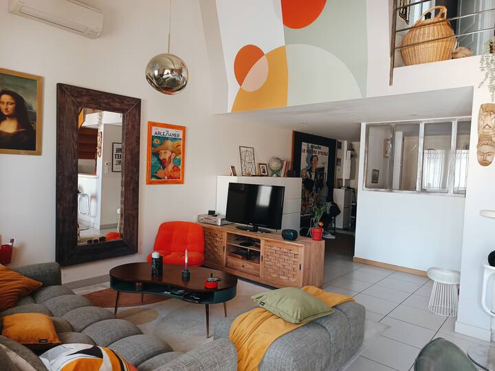 Duplex Cosy Centre Ville & Terrasse - Arlés