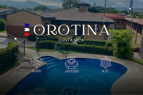 House+WiFi+Pool+Ac+Jacuzzi+Kitchen+Laundry@Orotina