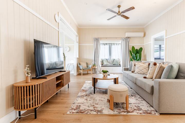 5BR House | 3 Free Parking | Near Brisbane City