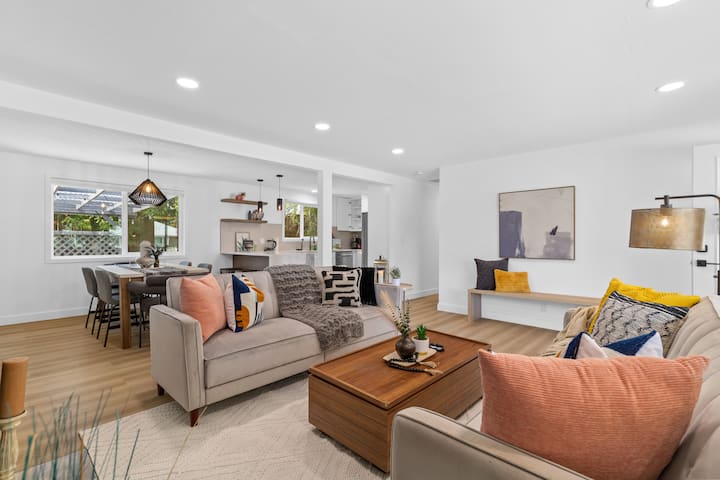 Modern 4br W/ Ac + Yard Near Airport - 西塔科