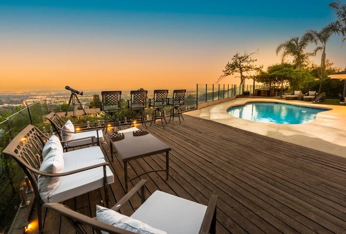 Sky‑High Monrovia Retreat! | 180° LA Views + Pool gallery image 2