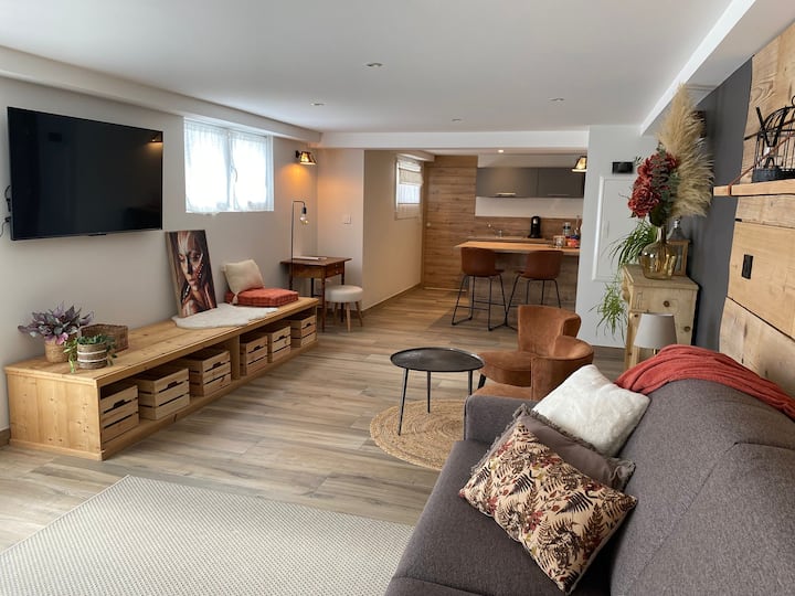 Grand Studio 4 éToiles Style Montagne • Sauna - Malbuisson