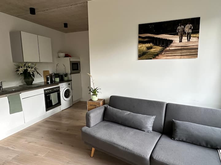 0层–花园舒适度和无障碍设施
-沙发床：非常适合有花园通道的房客。  
-洗衣：有洗衣机。  
-单间公寓：配备厨房和餐厅，可使用轮椅。

非常适合姻亲、护理人员或独立房客。