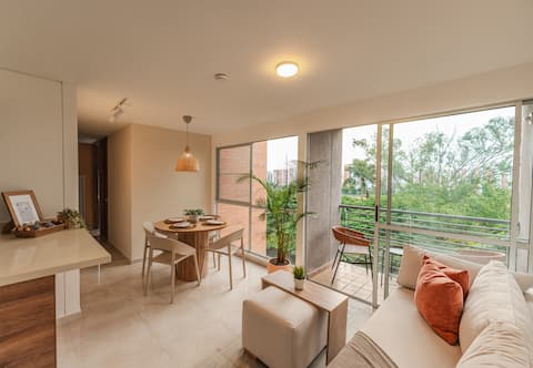 Top Airbnb: Apartment with the best view and pool in Valle del Lili in Cali