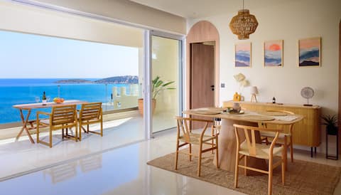 Successful Airbnb property: Sea View Retreat with Pool • Aelória Suites in Περιφερειακή Ενότητα Λασιθίου