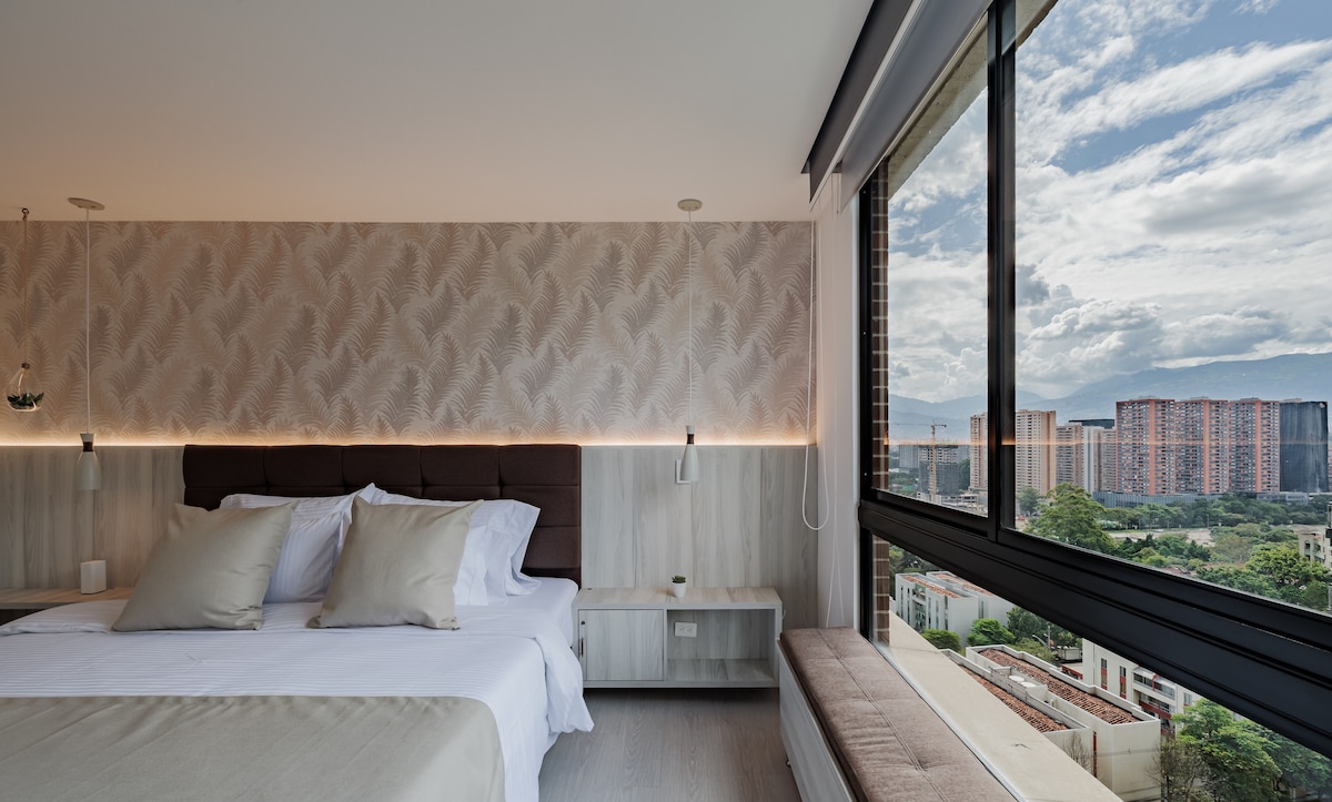 Ოთახი ლამაზი ხედით