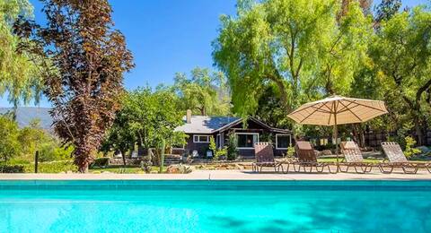 Casa A'way Stunning Ojai Bungalow w/ pool & sunset
