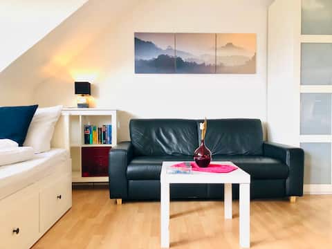 Erfolgreiche Airbnb-Immobilie: Messe Central Apartment in Friedrichstadt