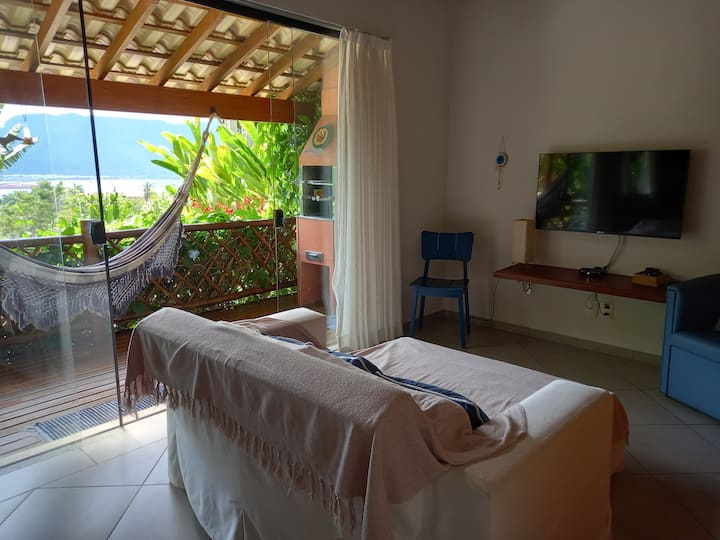 Casa Em Ilhabela-sp, 2q., Ar, Linda Vista(colibri) - Ilhabela
