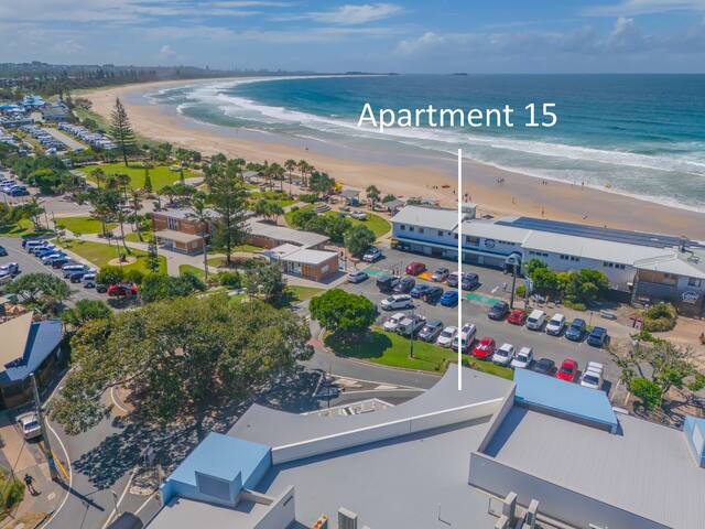 Opposite patrolled beach, surrounded by cáfes gallery image 2