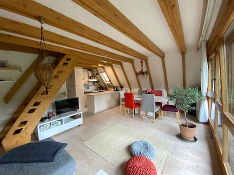 Successful Airbnb property: Charming Chalet with private garden in nature in Siegsdorf