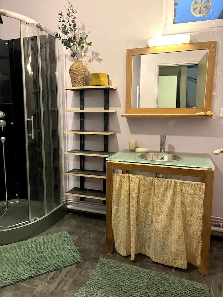 Salon gîte