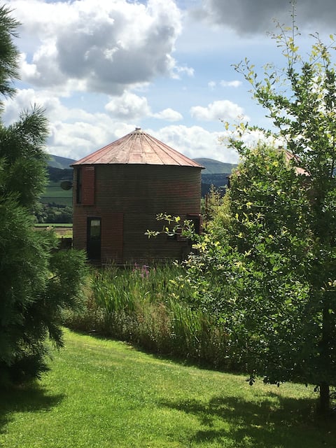 The Wheat Silo at Cwmhir Court, Nr Hay on Wye