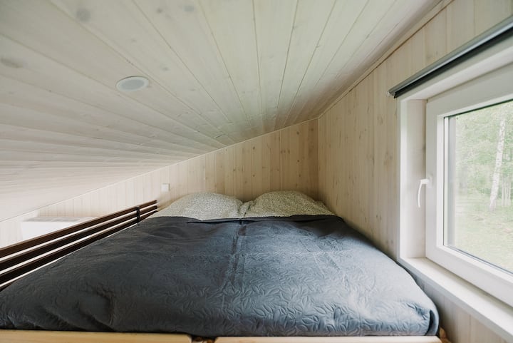 Two 80 single beds on the second floor