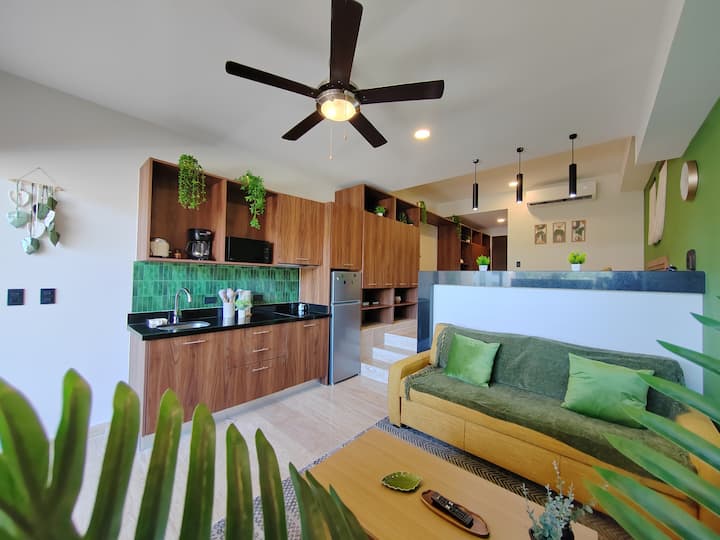 New! Stunning & Central Studio In Playa/pool/gym - Playa del Carmen