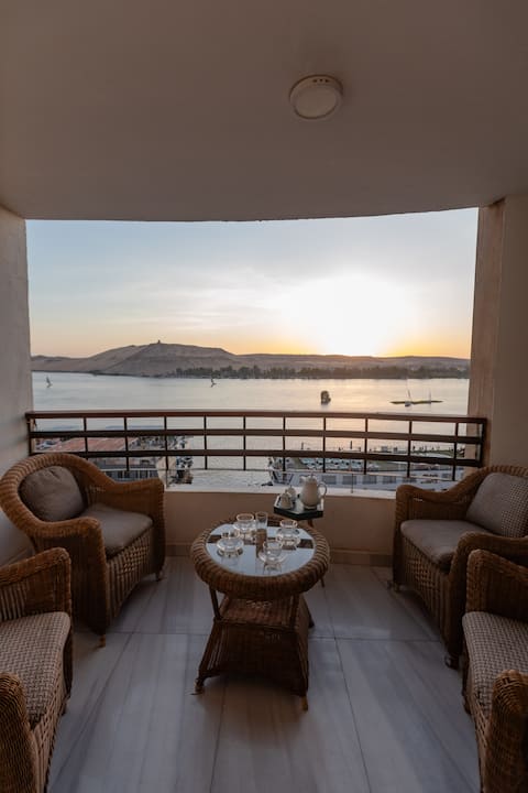 Aswan Heritage Residence – Nile View & Free Pickup