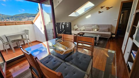 Apart 52 m2 en Sabaris-Baiona, 0,6 Km de la Playa