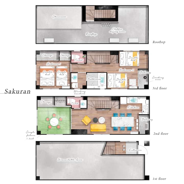 Design 81㎡ | Idéal Famille | 10 Pers | Gare 30 Sec - Yokohama