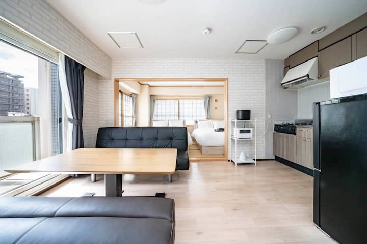 Motto【renovated / 3min To Nishi18-chome Sta / 55㎡】 - Sapporo