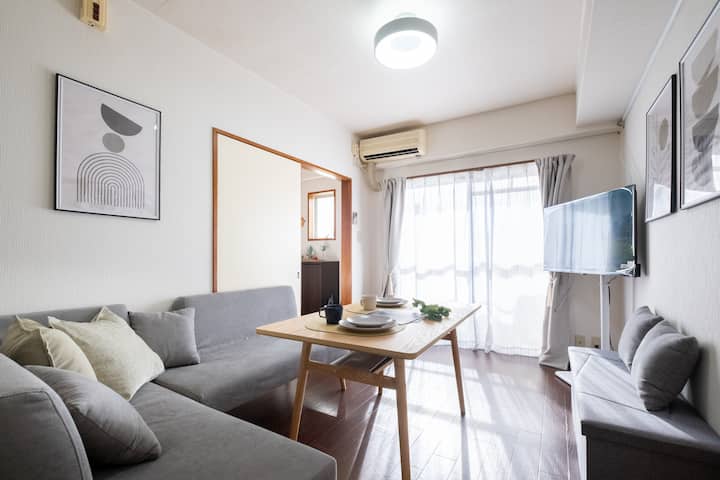 Mall Front |1 Free Parking, 2 Br Apt For Groups - Matsumoto