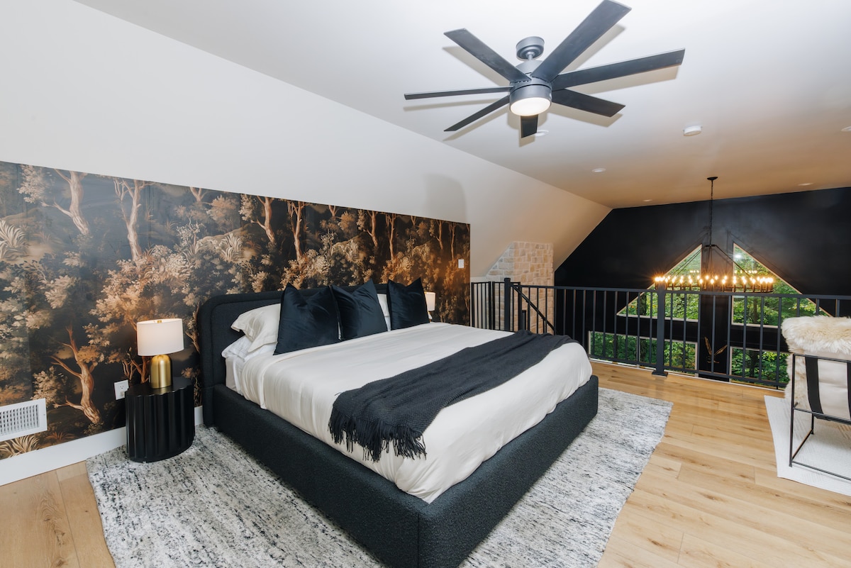 LUX A‑Frame Cabin*Hot Tub*Firepit*Scenic*Romantic - Cabins for