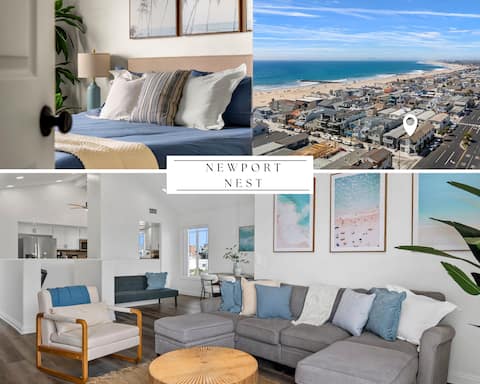 Top Airbnb: Newport Nest I Close to Pier and Waves l Upstairs in Newport Beach