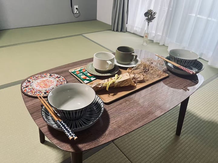 【福の荘 美野島203室】市中心部 |博多駅近く |新リフォーム |スーパー徒歩3分 |Wifi無料 - Fukuoka
