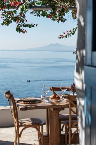 Amoni Andros Picturesque villa with private beach gallery image 3