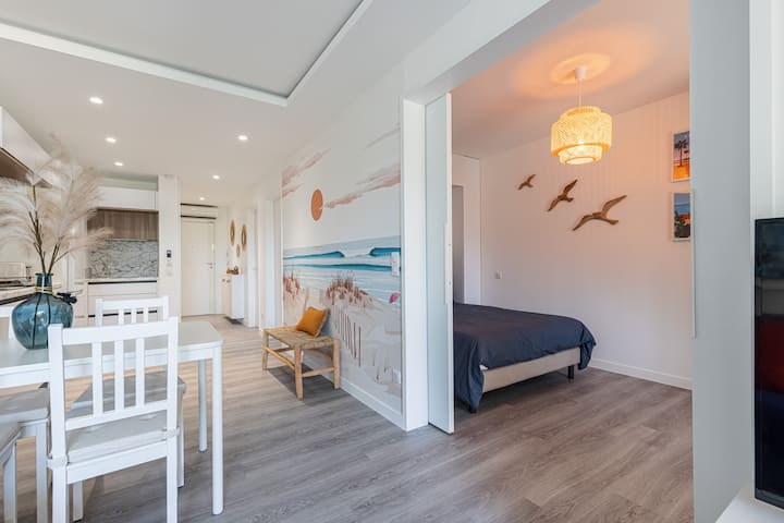 Le Tanit - T3 Moderne - Terrasse - Garage & Clim - Antibes