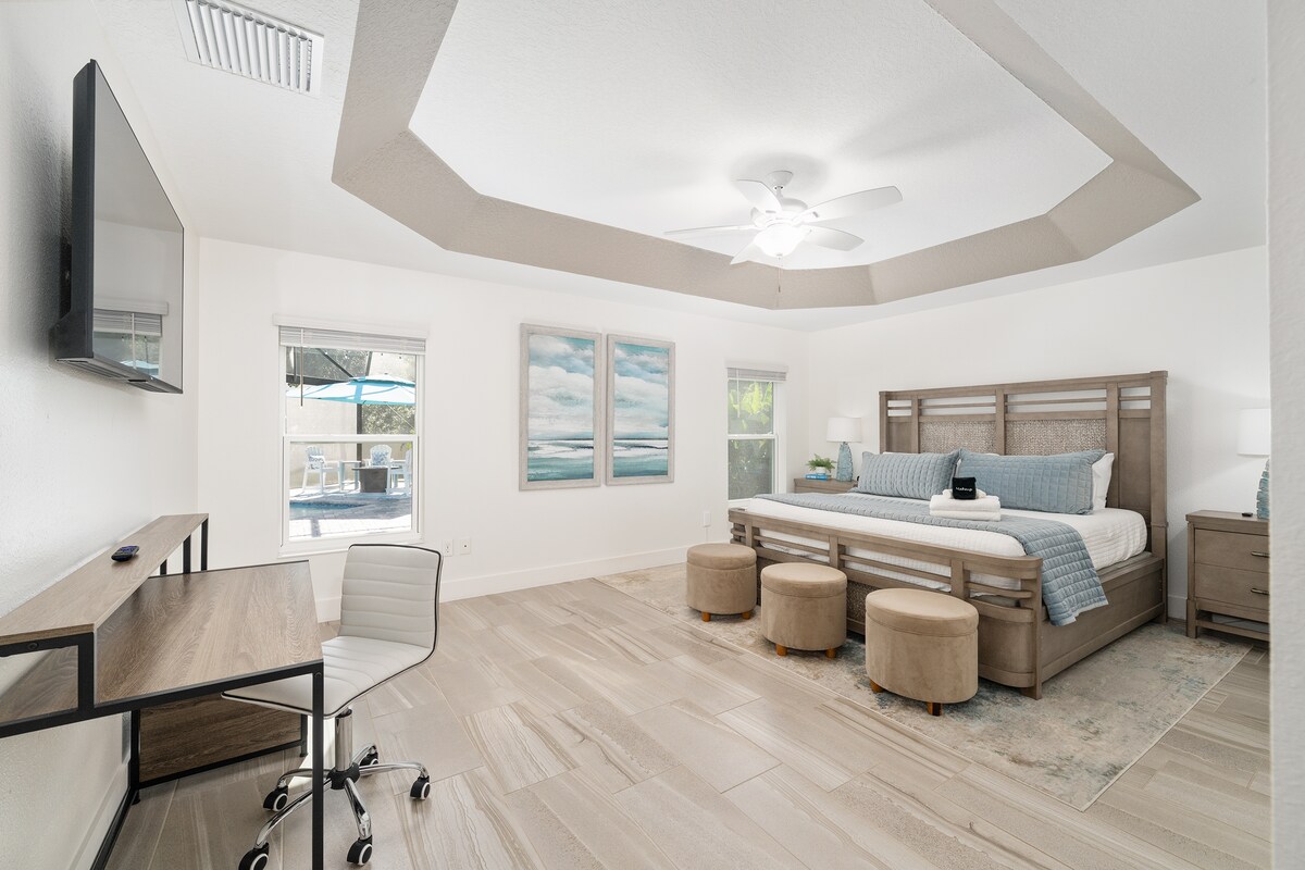 宽敞的主卧度假屋