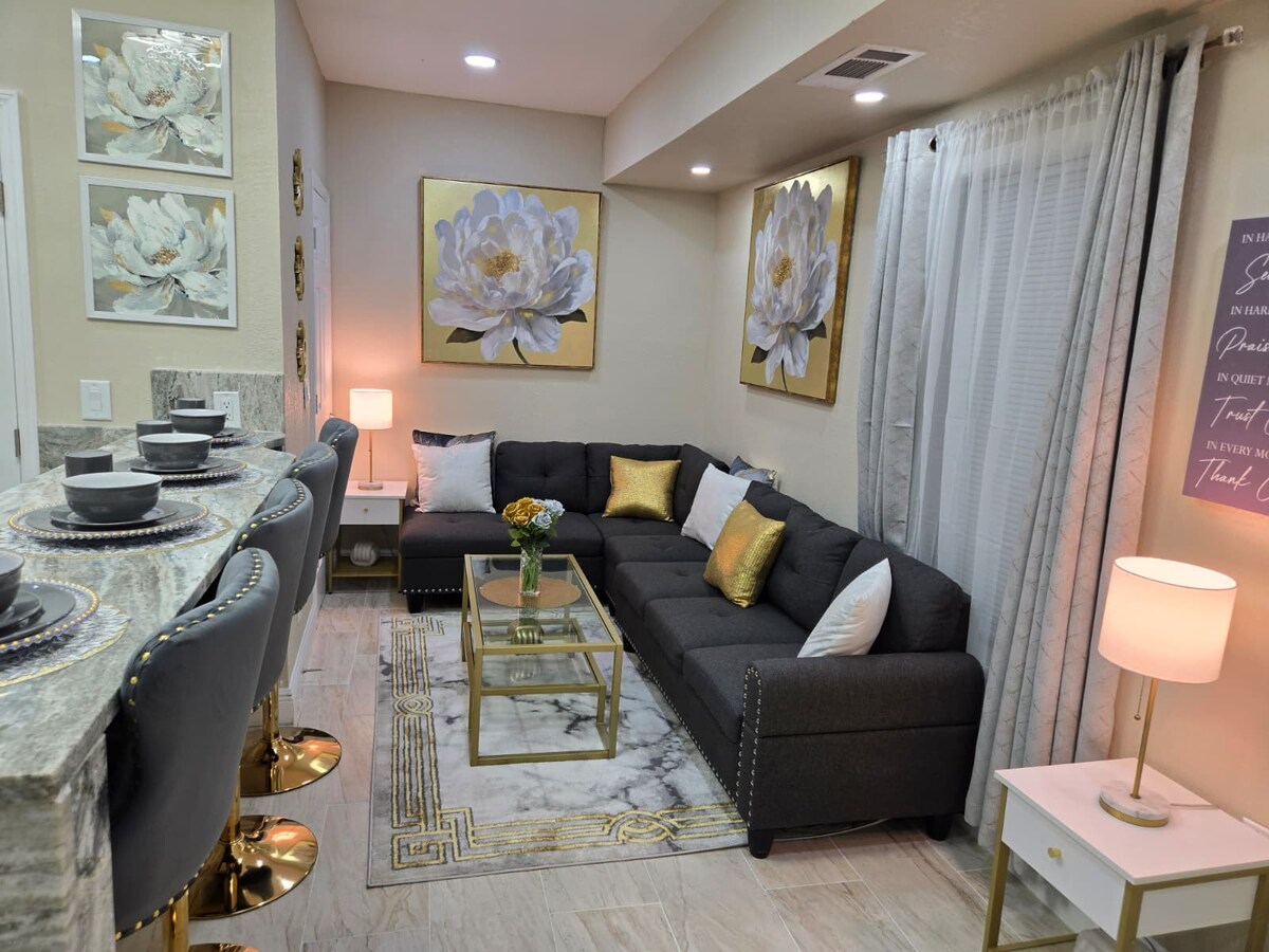 This Luxury Basement is the perfect getaway