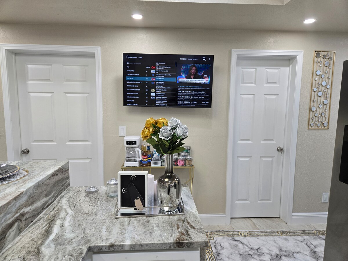 This Luxury Basement is the perfect getaway