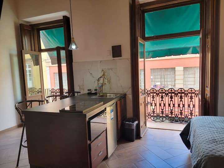 Loft Boutique 6 Con Balcón En El Corazón Histórico - San Luis Potosí