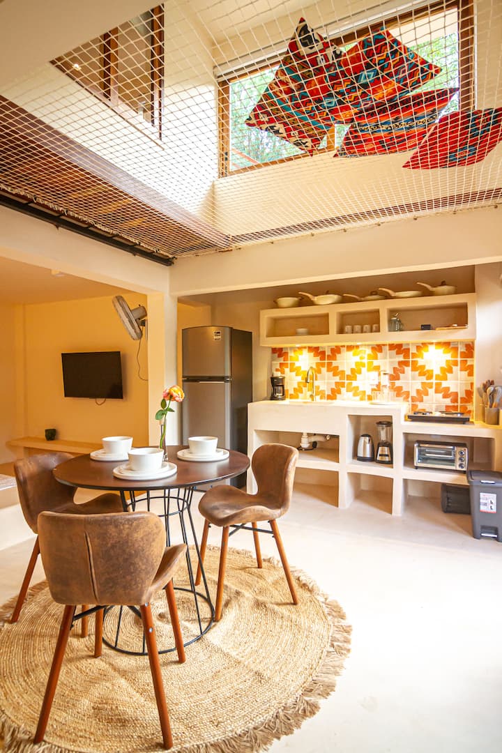 2 Room Loft W/ Garden, Parking - Mazunte