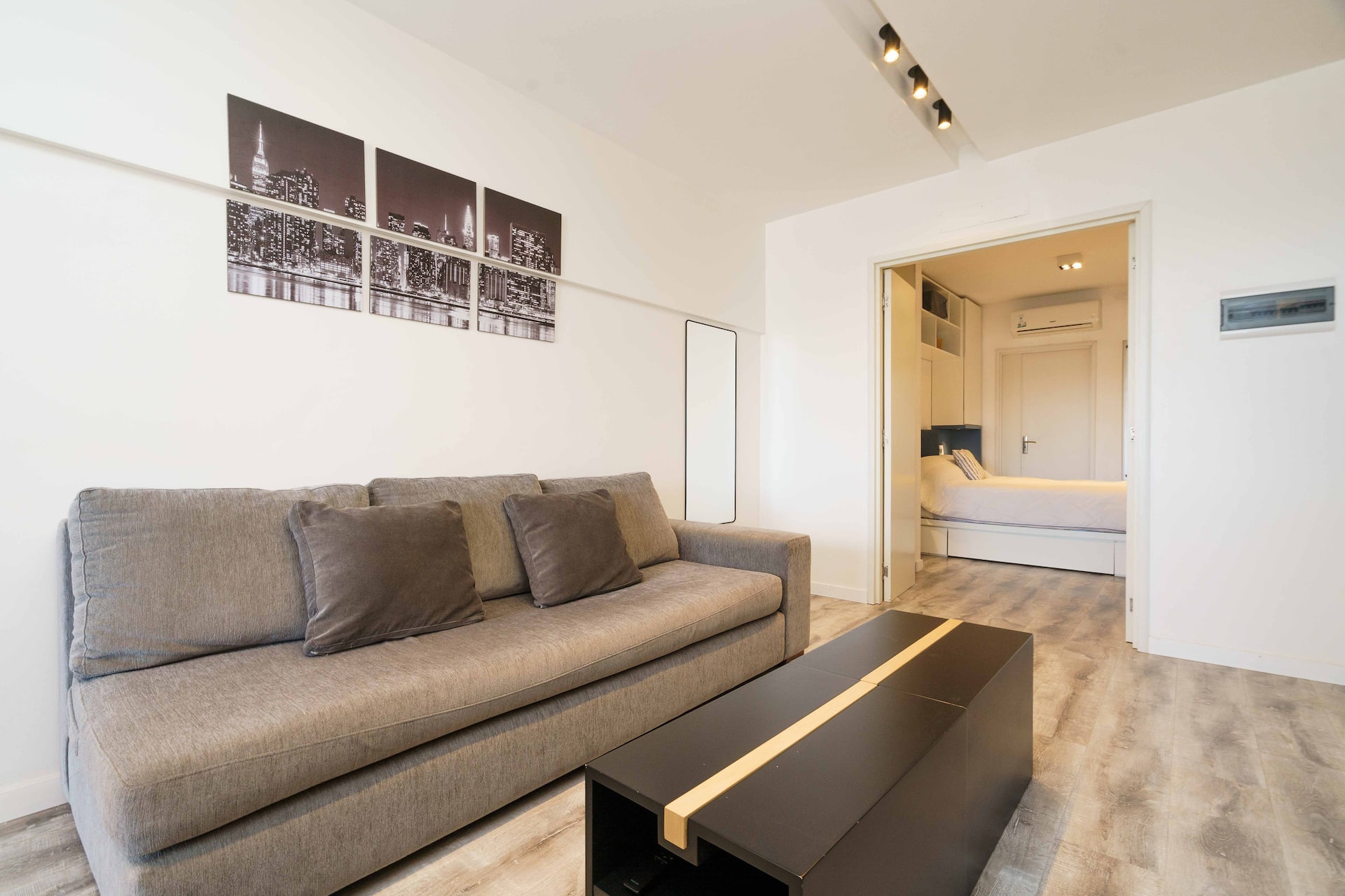 Apartamento de 1 quarto com terraço em Palermo