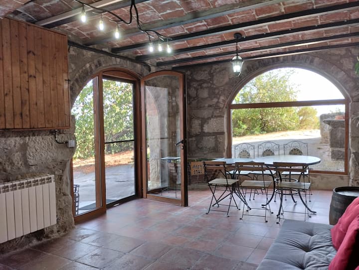 Masia Independiente Con Piscina Y Finca Privada - Avià