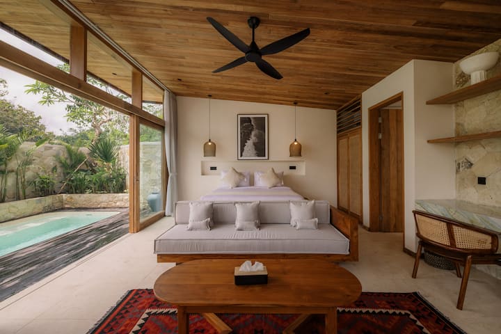 Brand New Stunning 1 Bd Private Pool Villa In Ulu! - Uluwatu